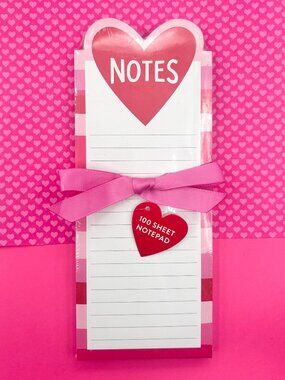 Heart Die-cut List Pad